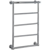 JTP Grosvenor Chrome 1193mm x 600mm Traditional Wall Mounted Towel Radiator Cut Out